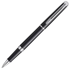 Waterman Rollerball|Felt Tip<Hemisphere Black Lacquer CT Rollerball Pen