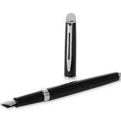 Waterman Fountain<Hemisphere Black Lacquer CT Fountain Pen