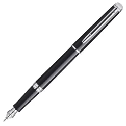 Waterman Fountain<Hemisphere Black Lacquer CT Fountain Pen