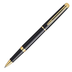 Waterman Rollerball|Felt Tip<Hemisphere Black Lacquer GT Rollerball Pen