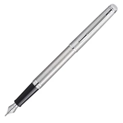 Waterman Fountain<Hemisphere Stainless Steel CT Fountain Pen