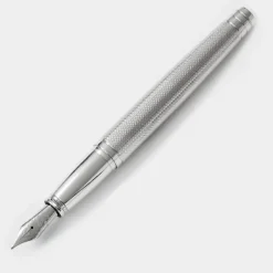 Yard-O-Led Fountain<Yard O Led The Viceroy Grand Sterling Silver Barley Fountain Pen