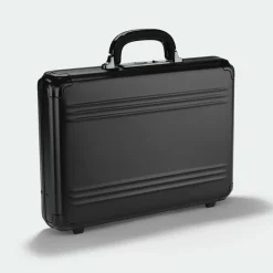 Zero Halliburton Portfolios|Attaches & Briefcases<Pursuit Aluminum Medium Attache Case Black