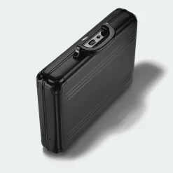 Zero Halliburton Portfolios|Attaches & Briefcases<Pursuit Aluminum Medium Attache Case Black